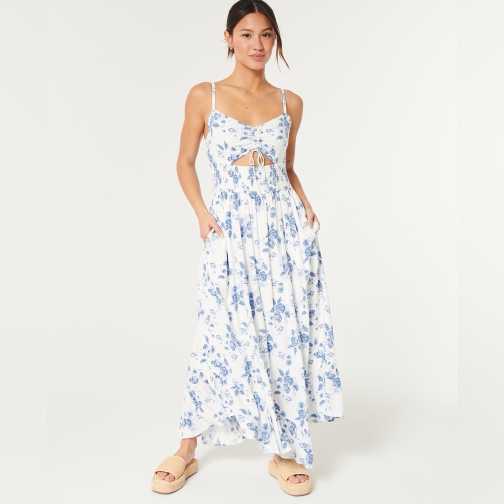 NWT Asymmetrical Hem Maxi Dress - Picture 1 of 1